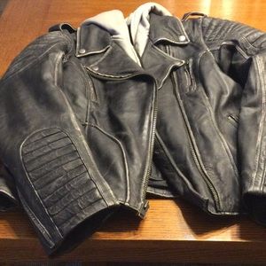 Vintage motorcycle jacket.  First Classics authentic riding gear